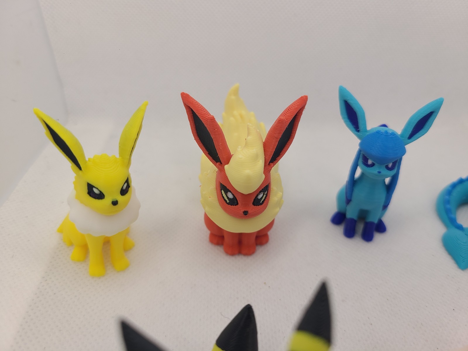 Eevee & All 8 Eeveelutions Complete Figure Set | 9 Pieces | 50mm | 2in Miniature