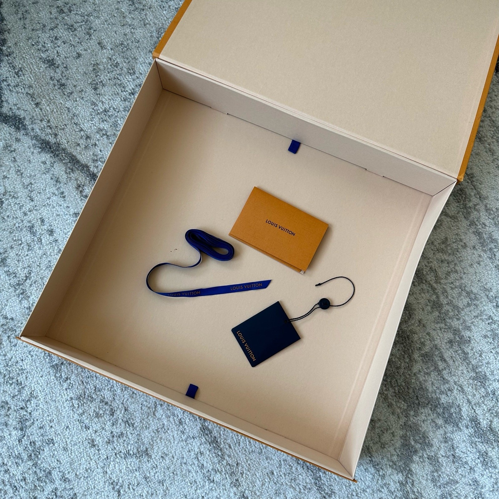 Louis Vuitton Extra Large Empty Magnetic Box & Ribbon