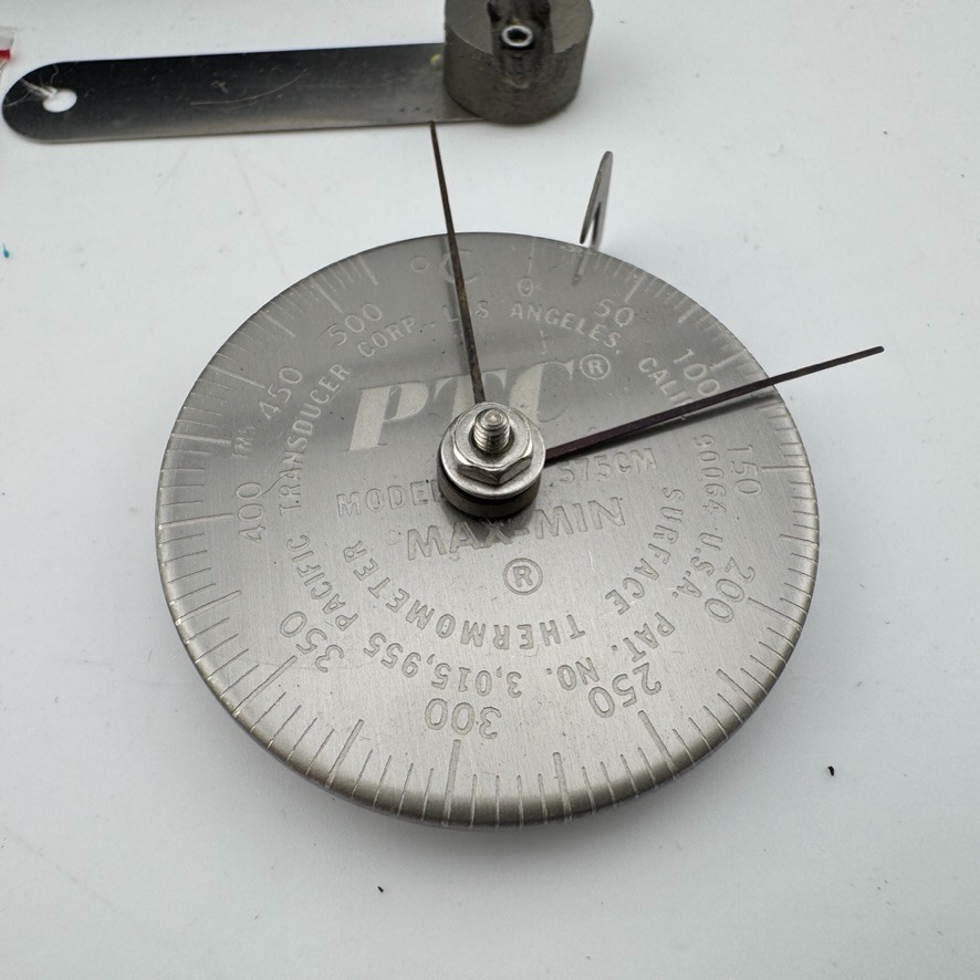 Vintage PTC Instruments Model 575 F Surface Thermometer