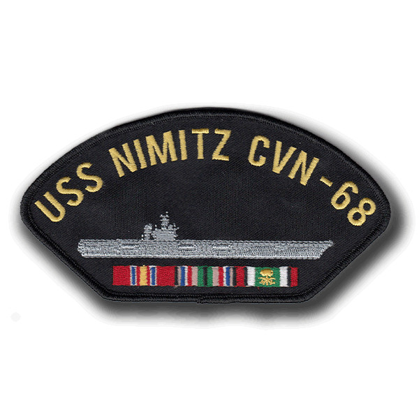 USS Nimitz CVN-68 With Desert Storm Service Patch US Navy
