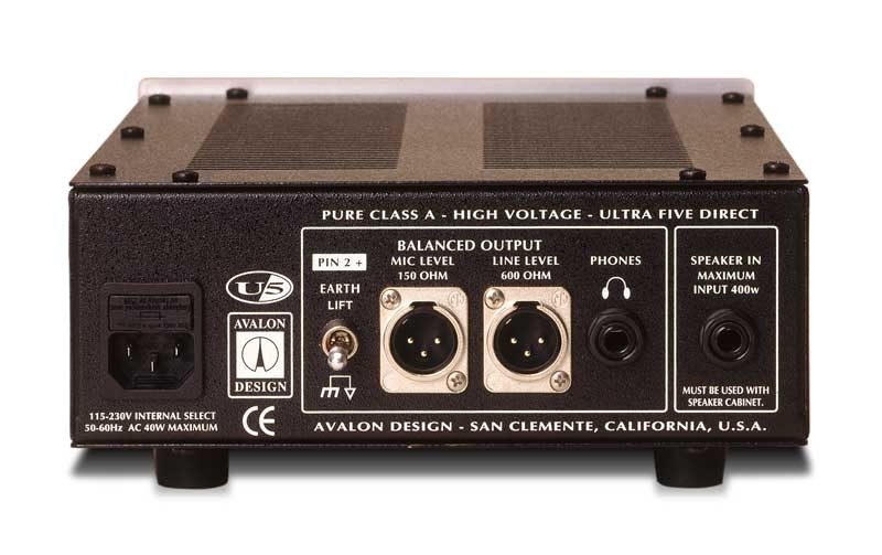 Avalon U5 Instrument DI and Instrument Preamp