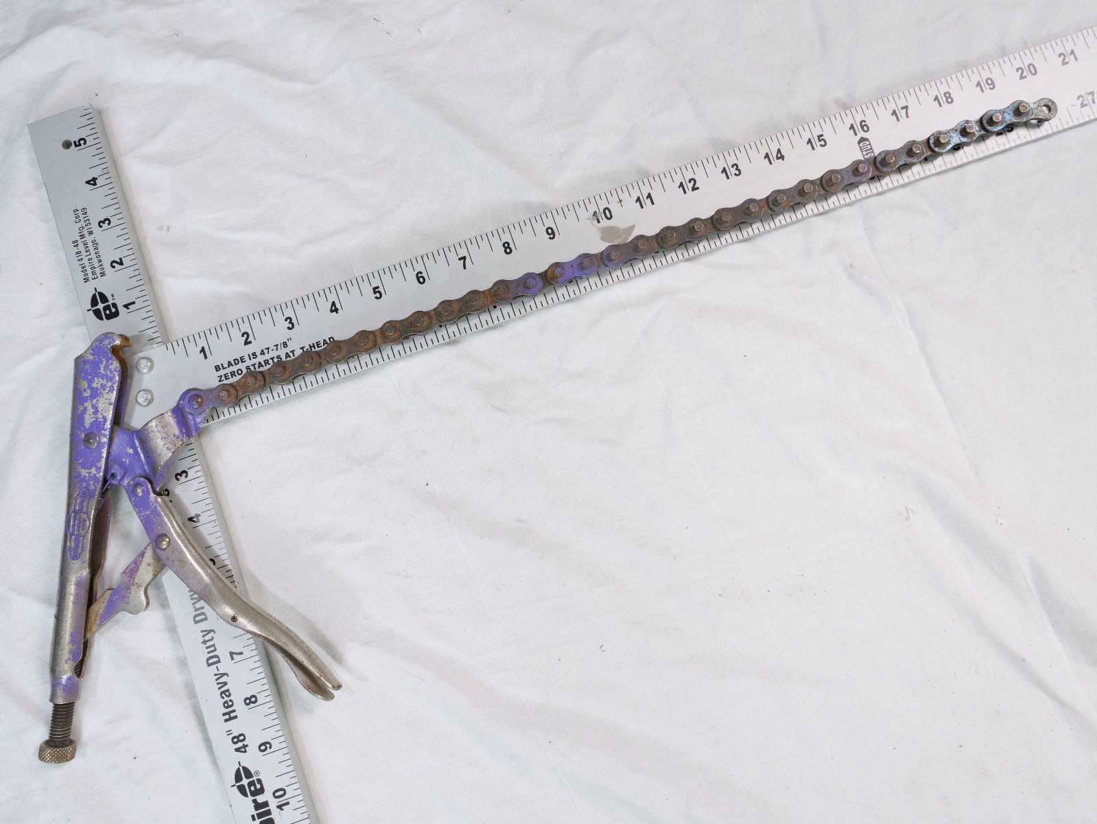 Well used Matthews Chain Vice Grip with Lighting / Grip Setup, NO POSTS