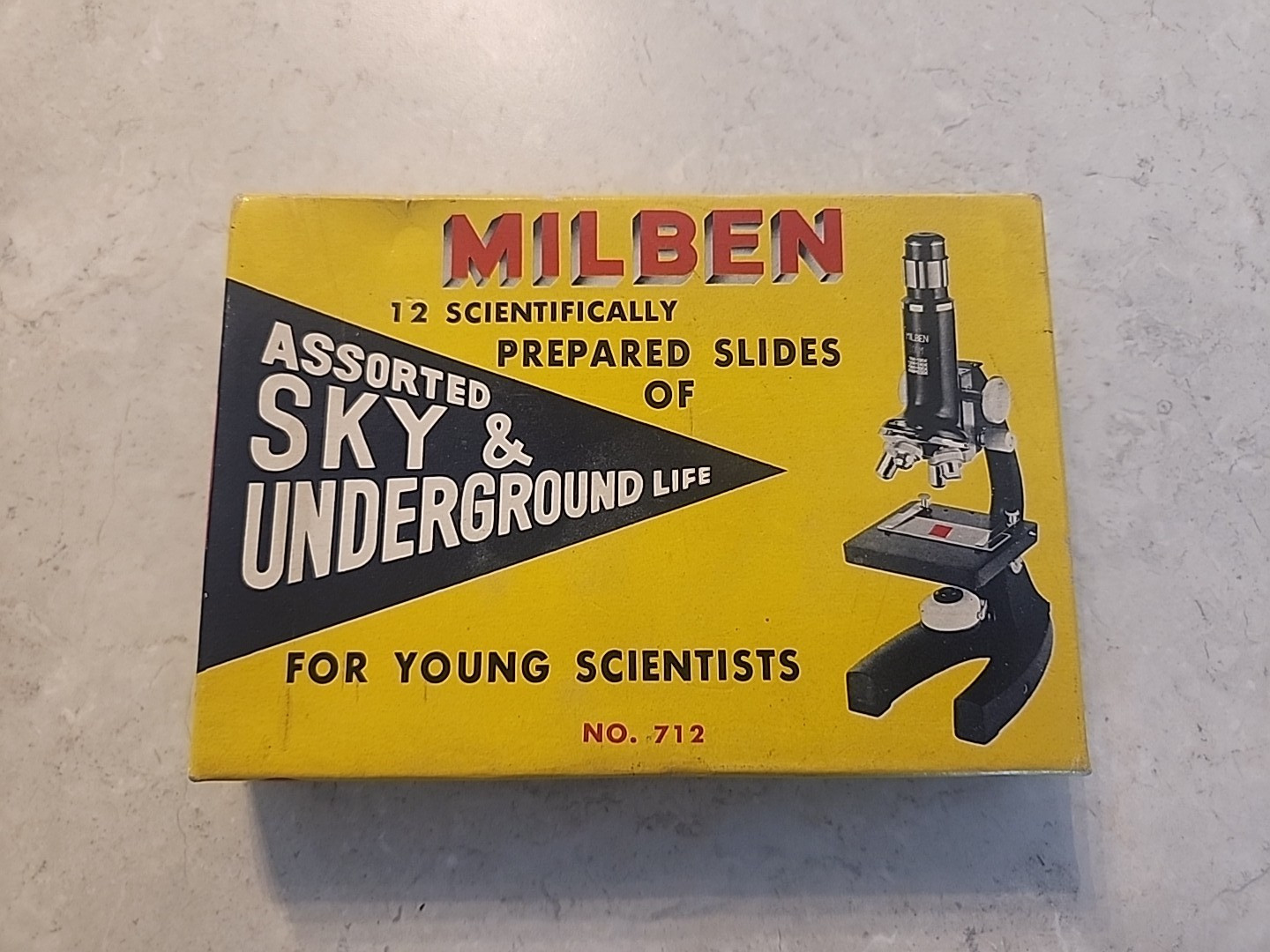 Milben Prepared Slides ASSORTED SKY & UNDERGROUND LIFE No. 712 Vintage 1960s