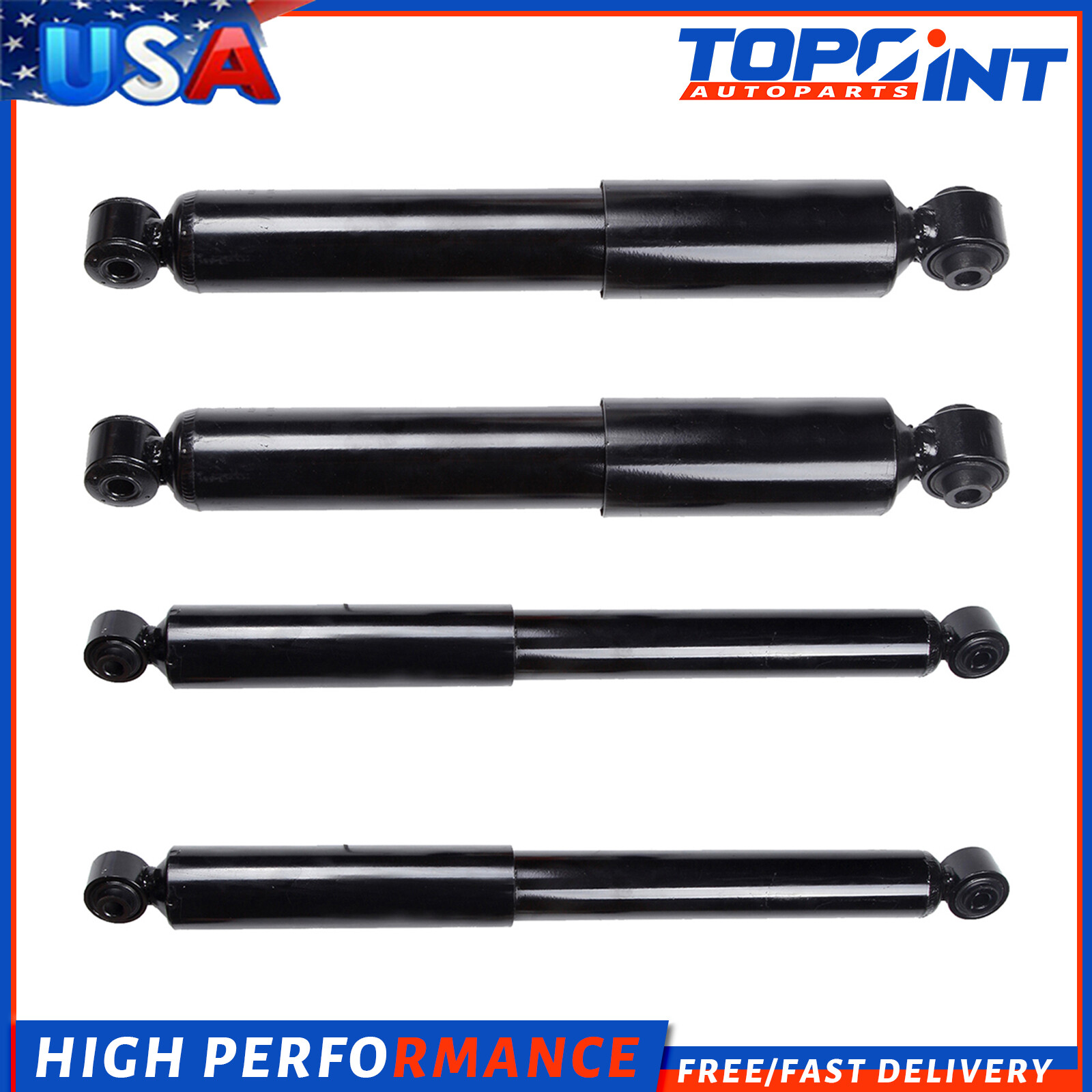 For Dodge Durango 2004-2009 Set of 4 Front & Rear Shocks Absorbers Struts