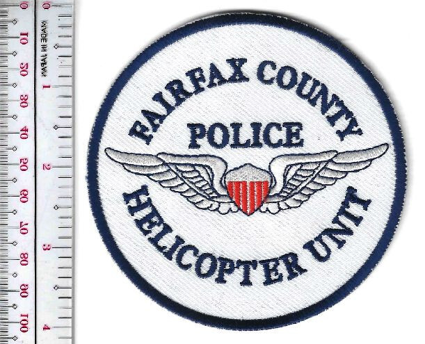 Police Aviation Fairfax County Police Department Helicopter Unit Virgin NO TARIF
