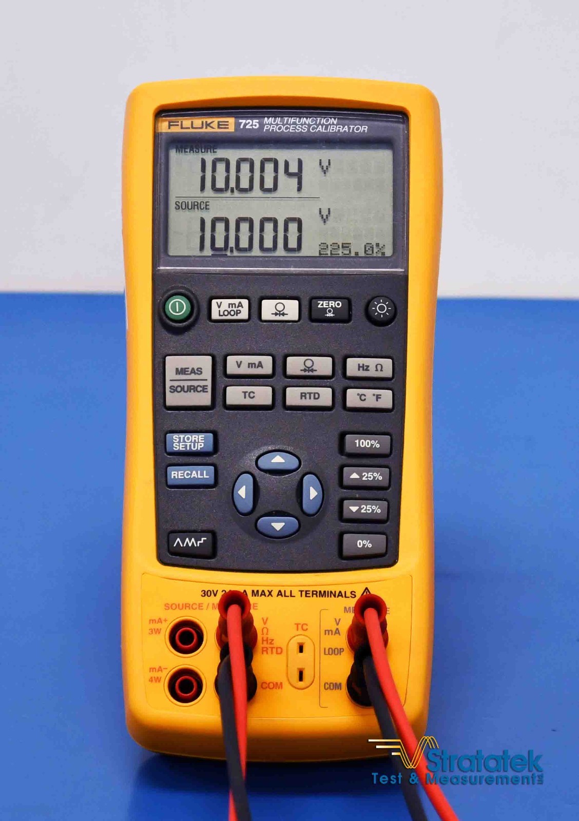 Fluke 725 Multifunction Process Calibrator - NIST Calibrated with Data
