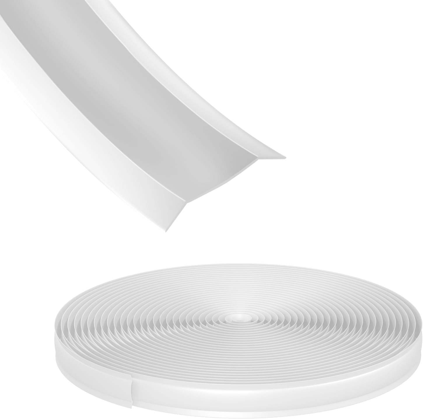 3/4"(0.75") White Vinyl Insert Molding Trim Screw Cover RV Camper Travel Trailer