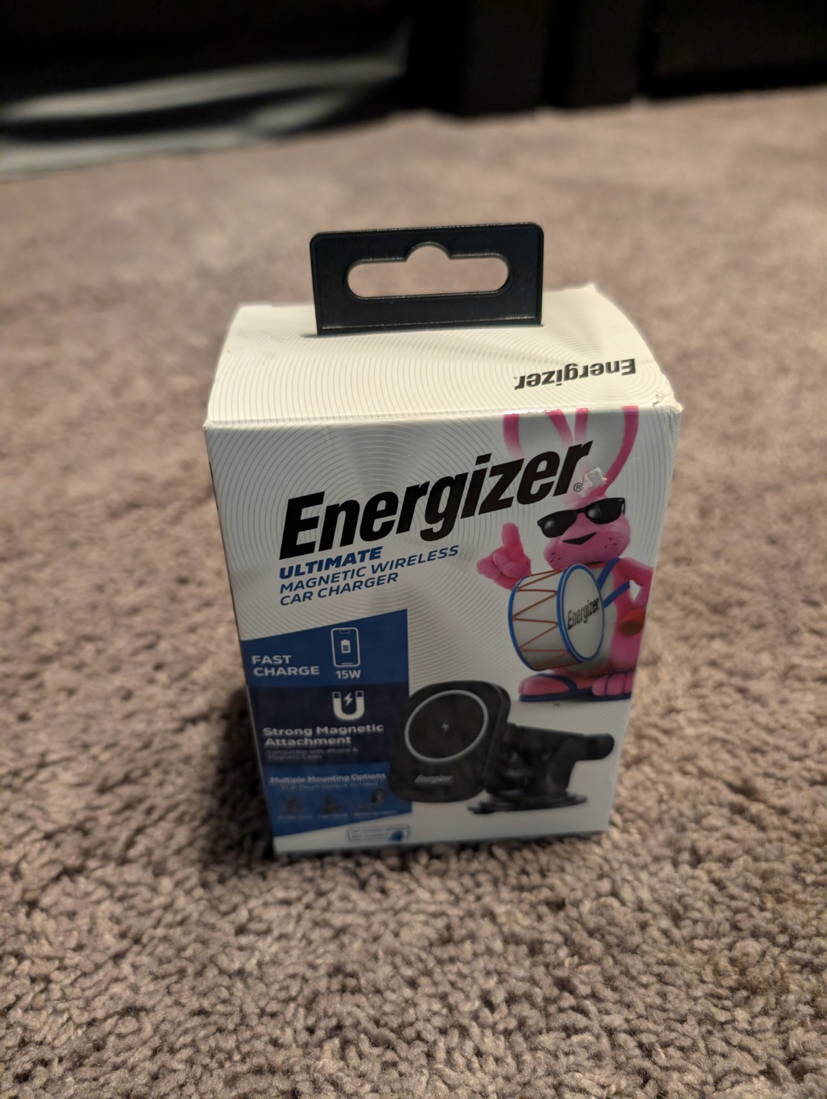 Energizer Ultimate 15W Magsafe Magnetic Wireless Car Charger OPEN BOX