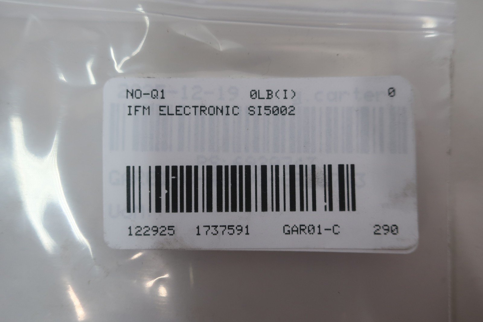 Ifm Electronic SI5002 Electronic Flow Sensor 19-36v-dc