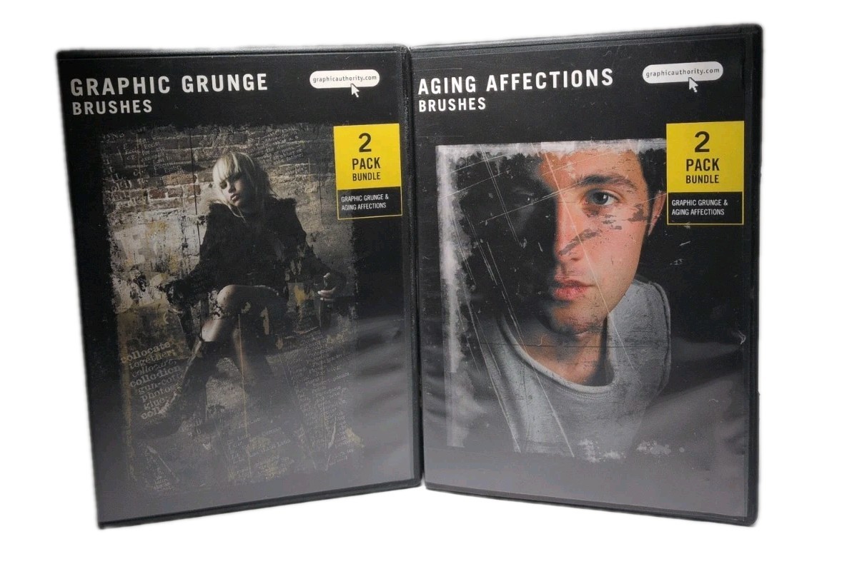 Graphic Authority Graphic Grunge Brushes/-Aging Affections Brushes+ CD-ROM