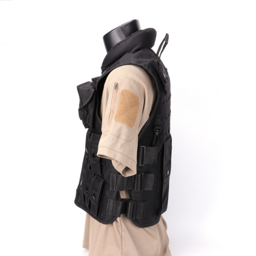 Black Tactical Vest Black For Camo Military Police Hunting Combat Carrier