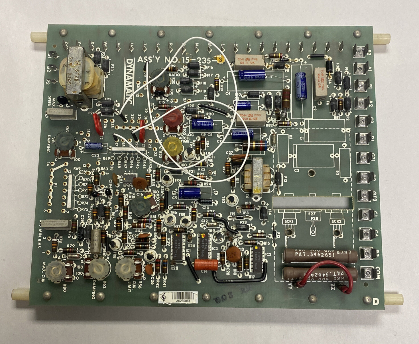EATON DYNAMATIC,15-235-3 / 70-47-110, CONTROL PC BOARD