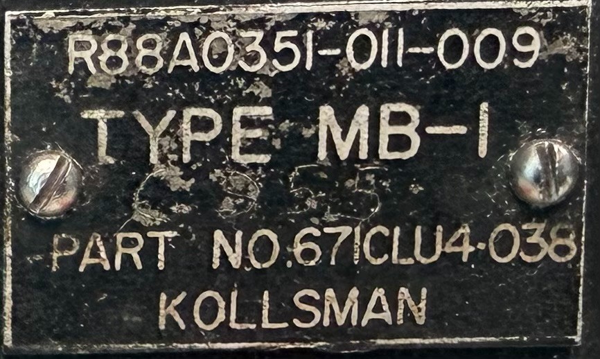Altimeter 671CLU4-038 Removed Working