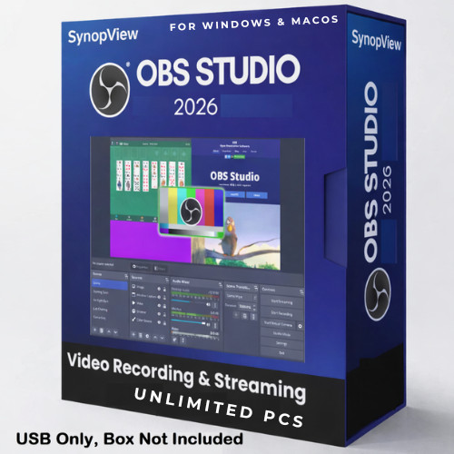 OBS Studio 2026 - Video Recording | Live Streaming Screen Recording Windows Mac