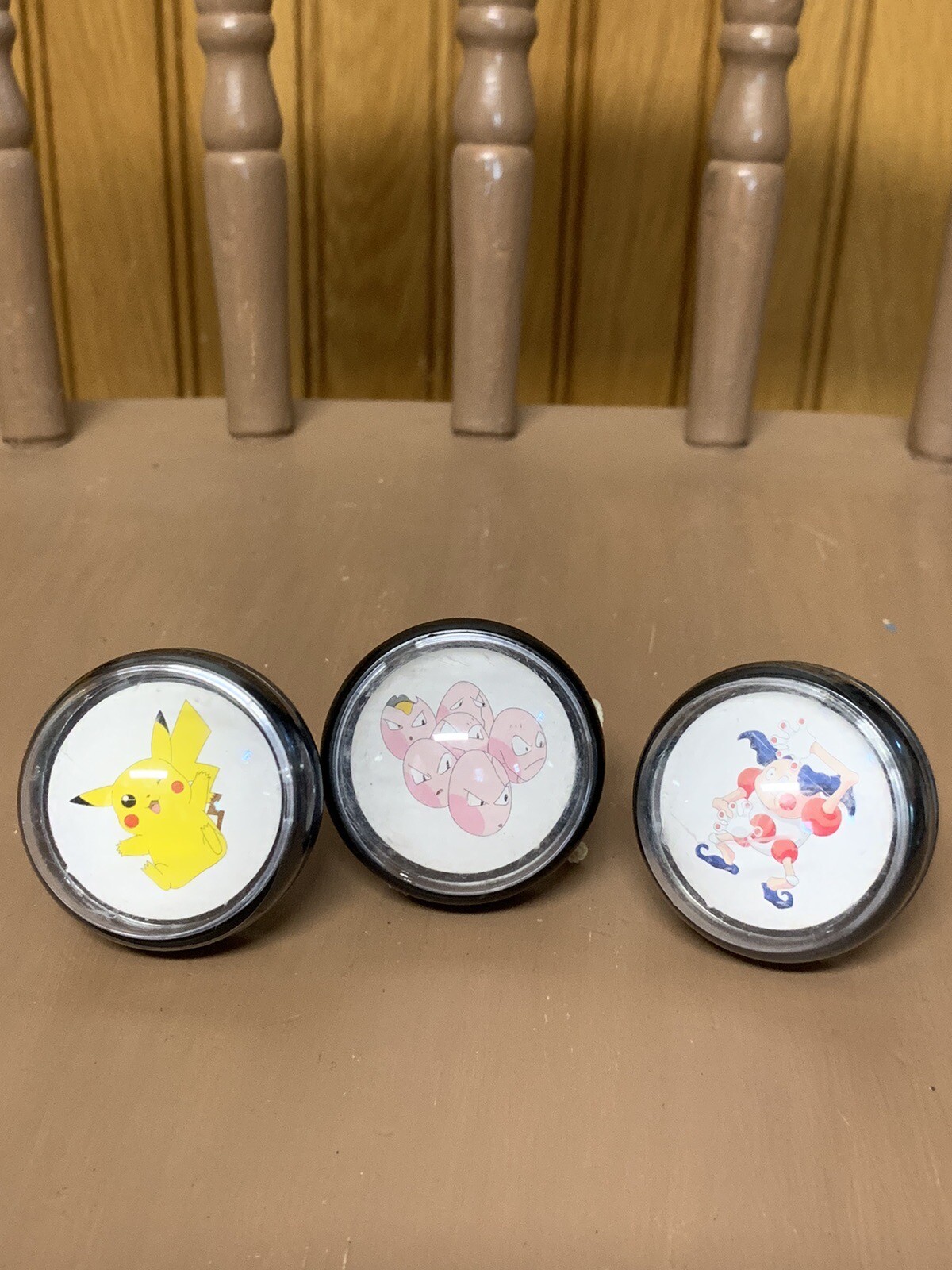 Rare Vintage Pokemon YoYo Lot Of 3 Pikachu Mr. Mime Exeggcute Some Sealed 2000
