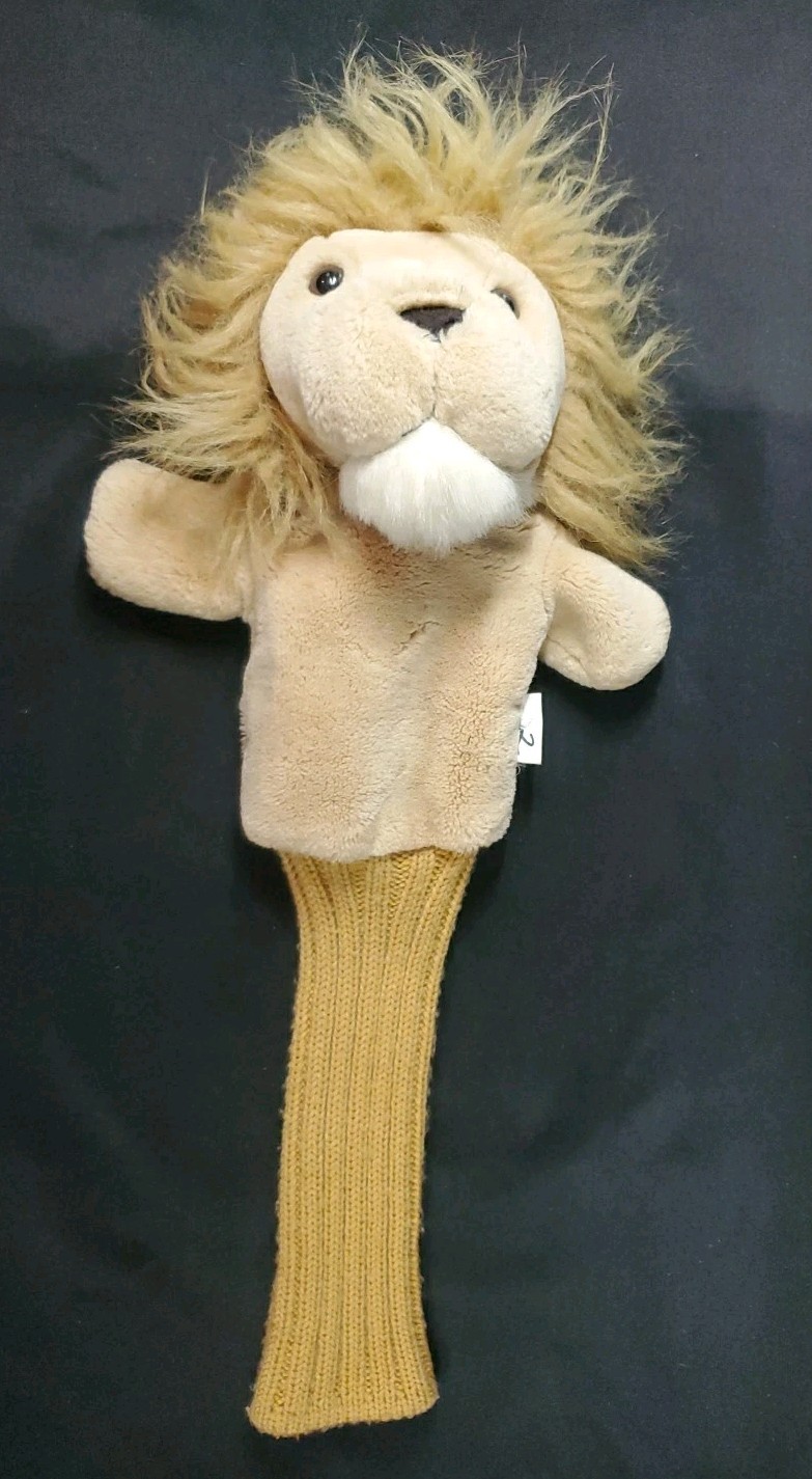 ASI Lion Golf Headcover Club Puppet  King Of The Jungle Brown Main 90's **