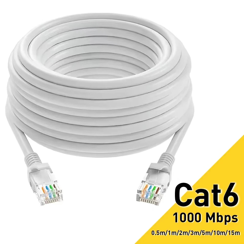 Cat6 Ethernet Cable RJ45 UTP 1000Mbps Network LAN Patch Cord