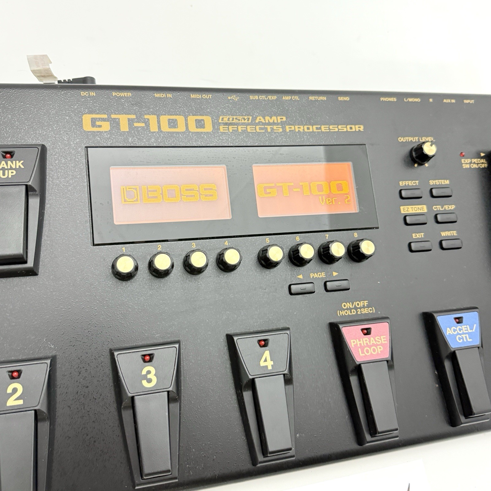 Boss GT-100 Multi-Effects Processor Guitar Effect Pedal w/ Adapter Japan #0142