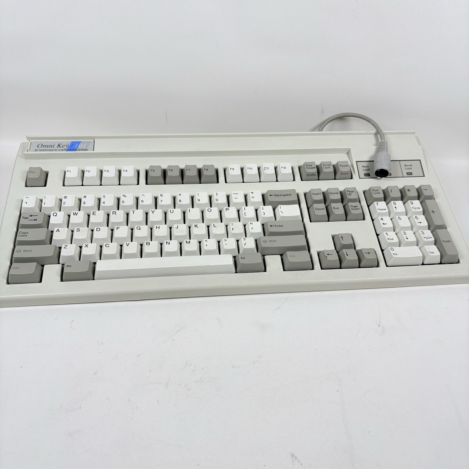 NORTHGATE OMNIKEY 101 Mechanical Keyboard GT60OMNIKEY AT PS2 Clicky VTG Clean