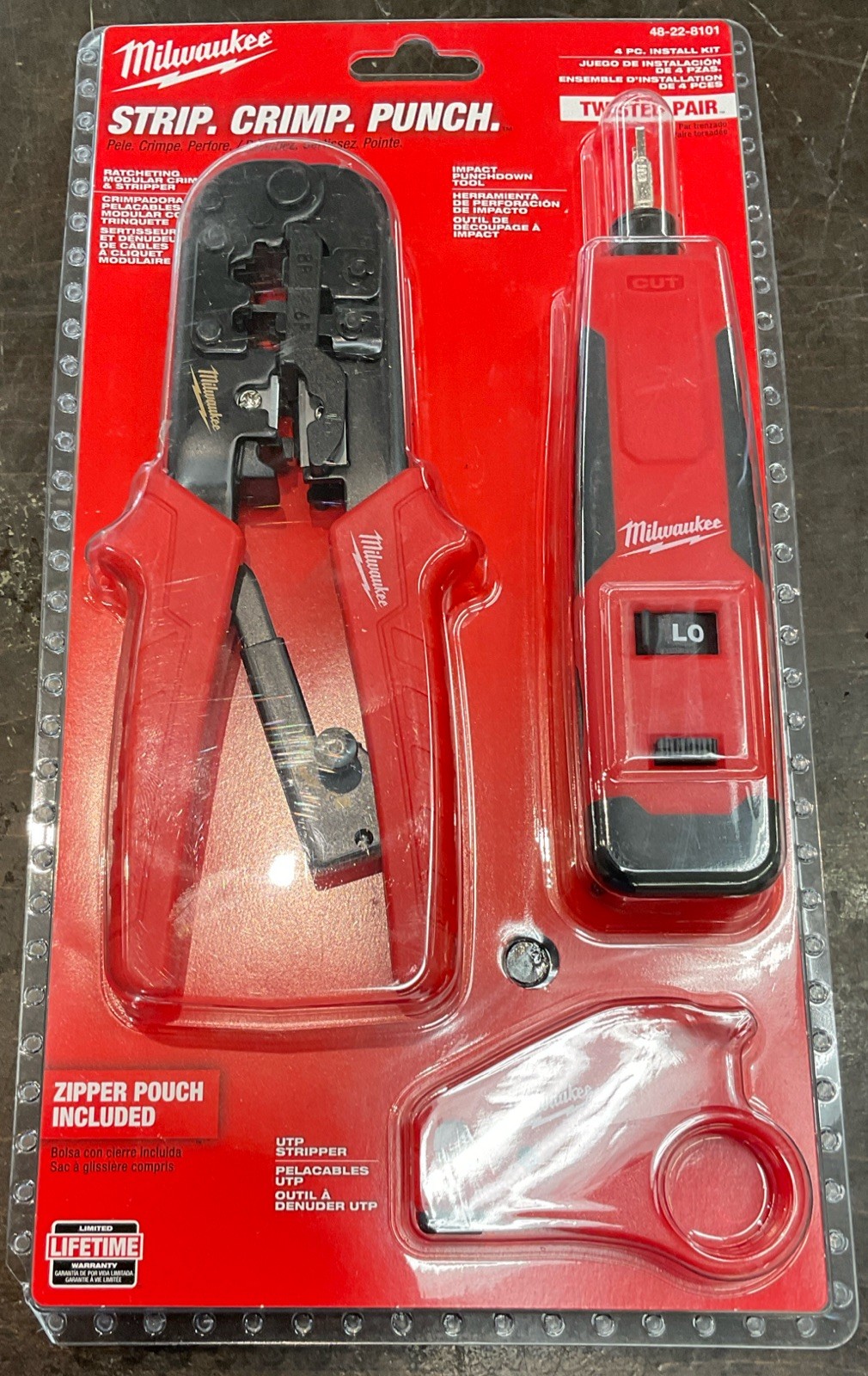 48-22-8101 Ratcheting Modular Crimper & Stripper