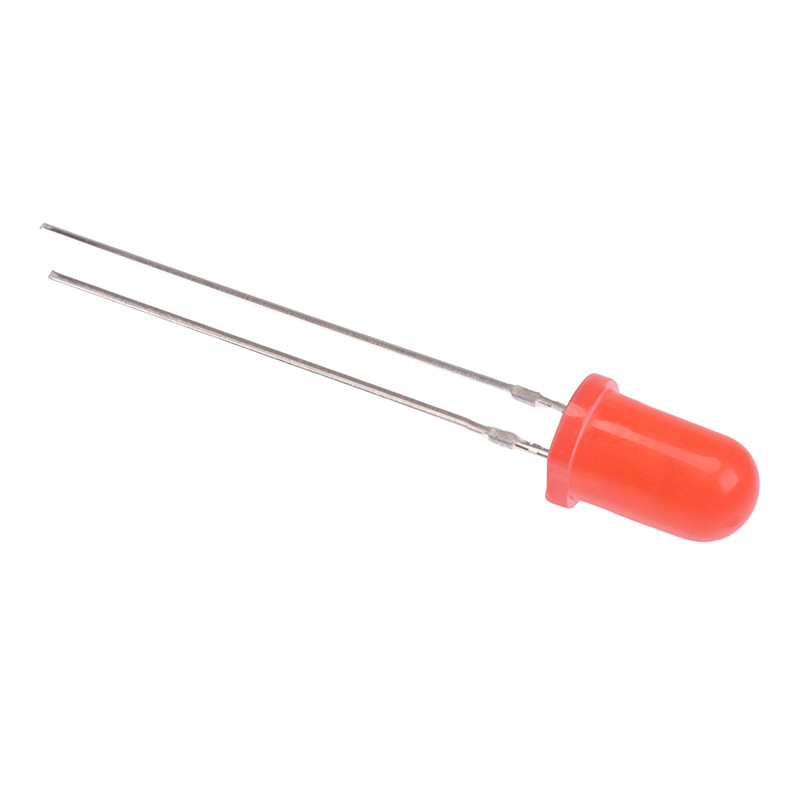 10 x Red Flashing 5mm Diffused LED 1.8Hz 330mcd