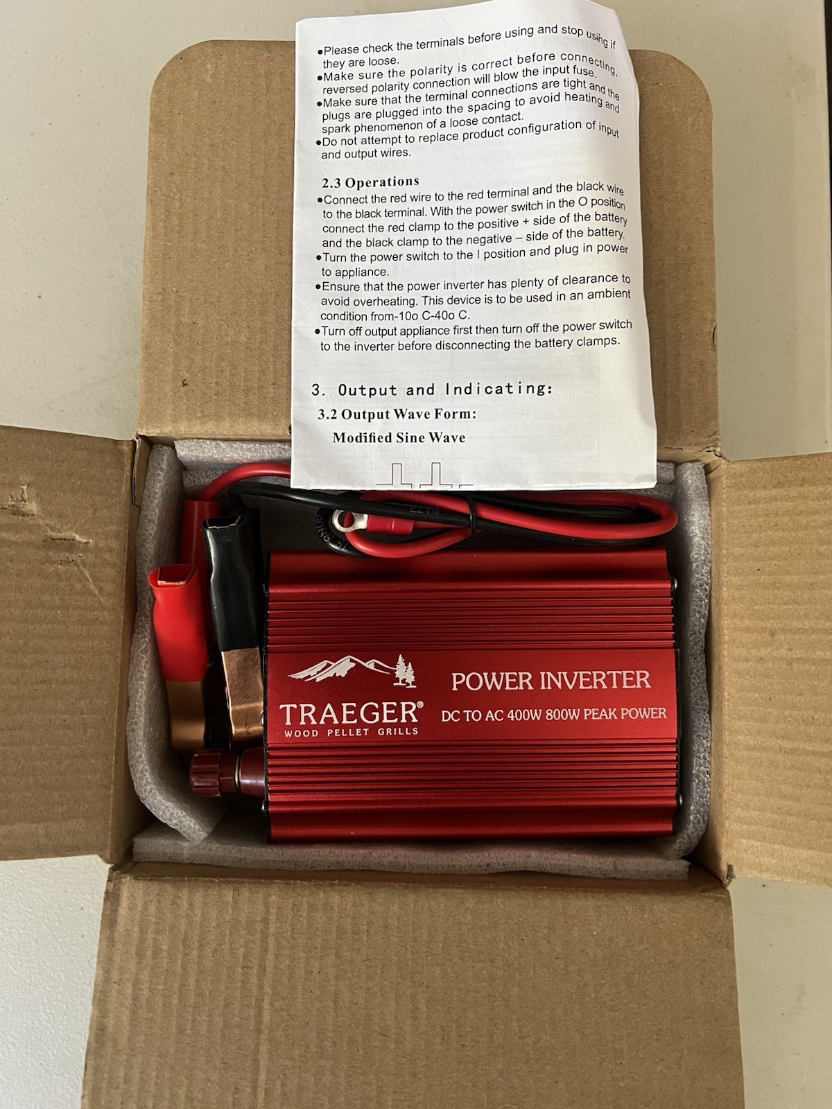Traeger Power Inverter 400w 800w New