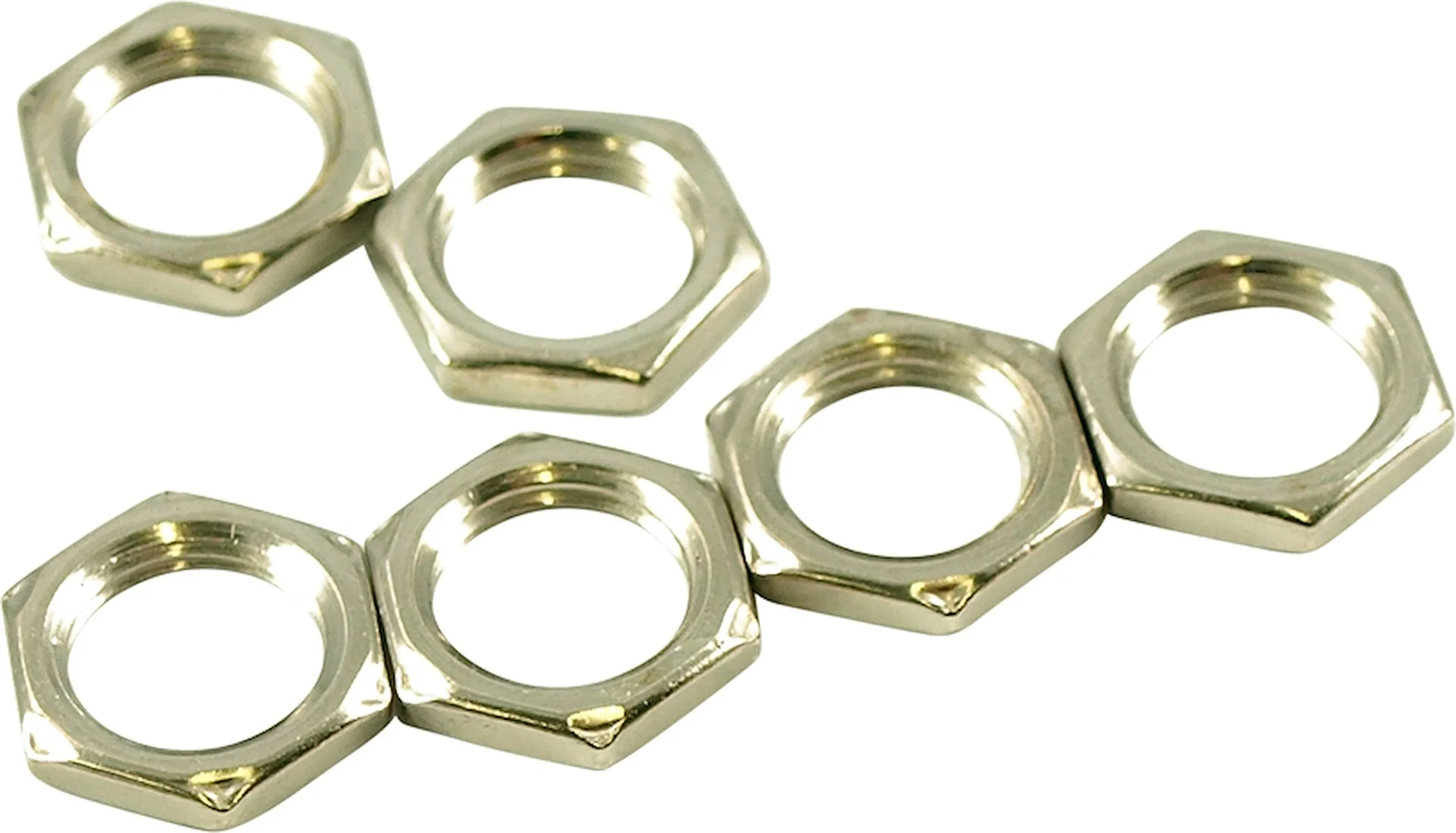 WD Potentiometer Nut Nickel (100)