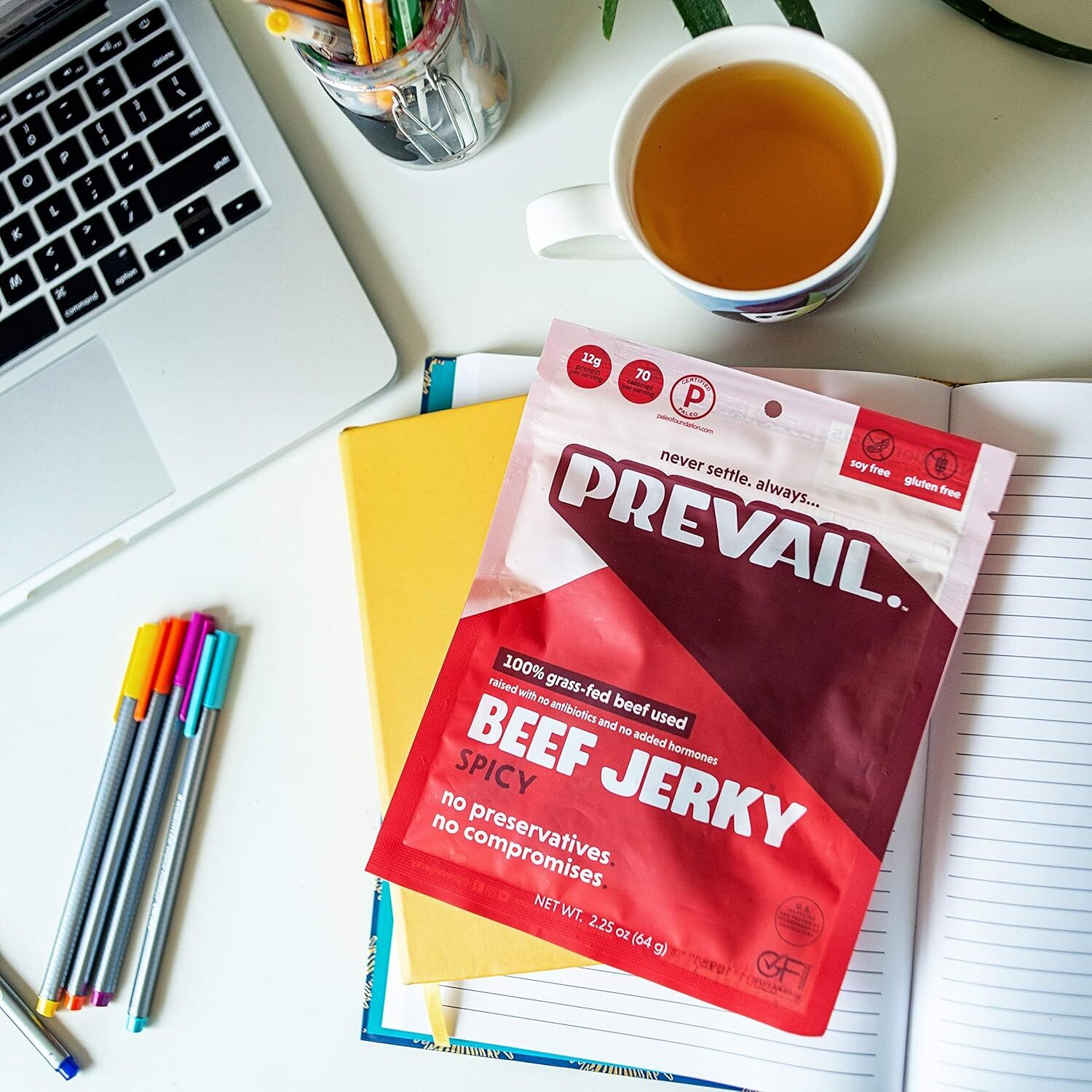 Prevail Spicy Grass-Fed Beef Jerky 2.25oz