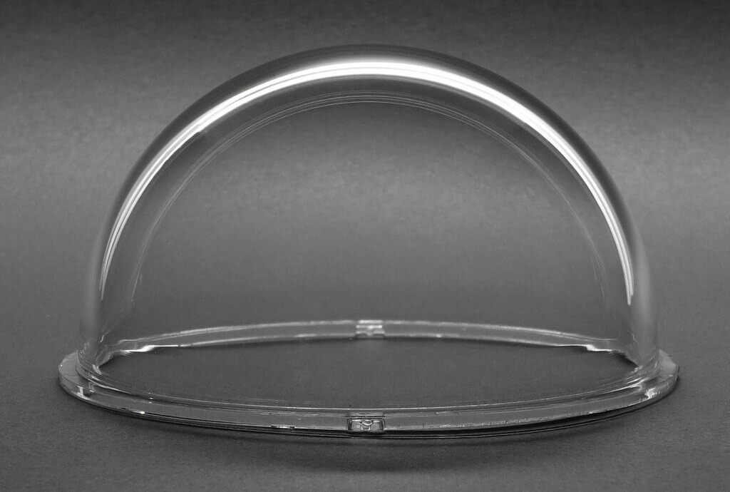 JMX Acrylic / PC CCTV Replacement Clear Camera Dome Cover Transparent