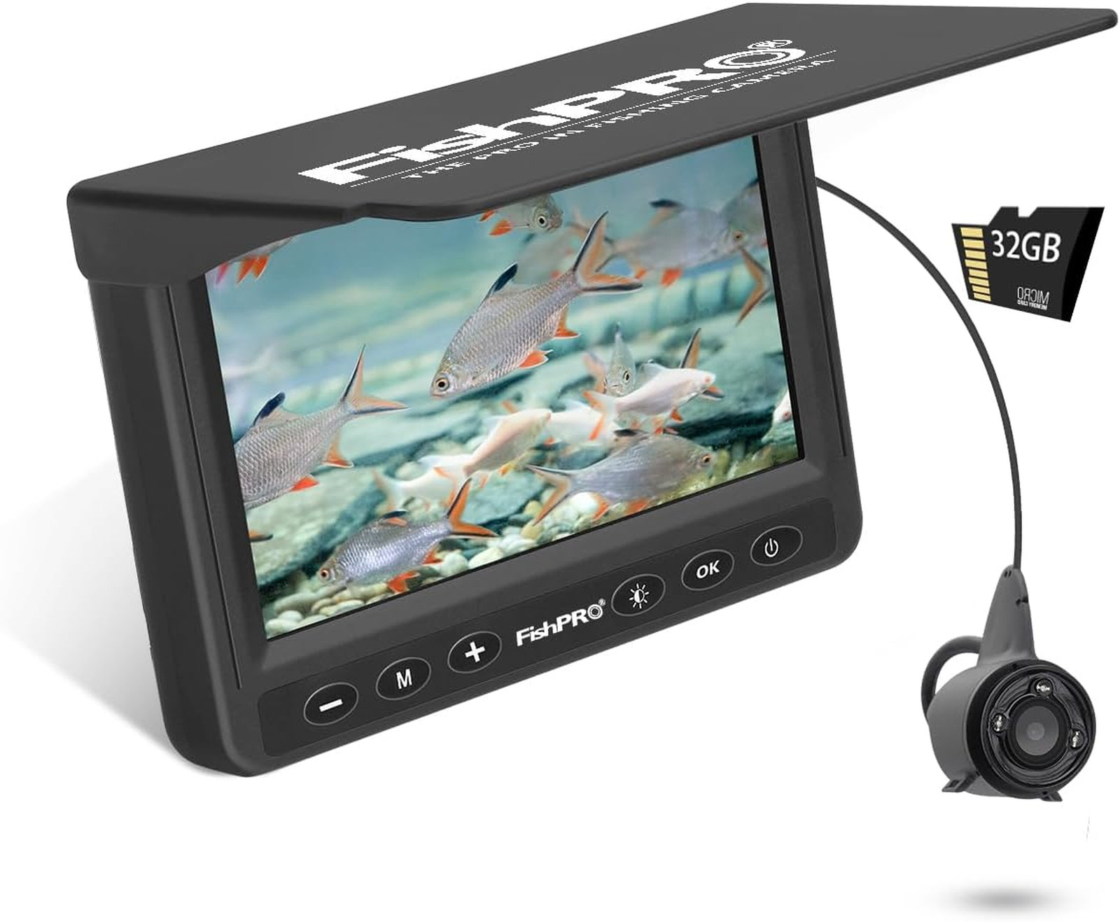 [® 2026 Upgrade] Underwater Fishing Camera 4.3''- DVR w/32GB [Proven Since 2017