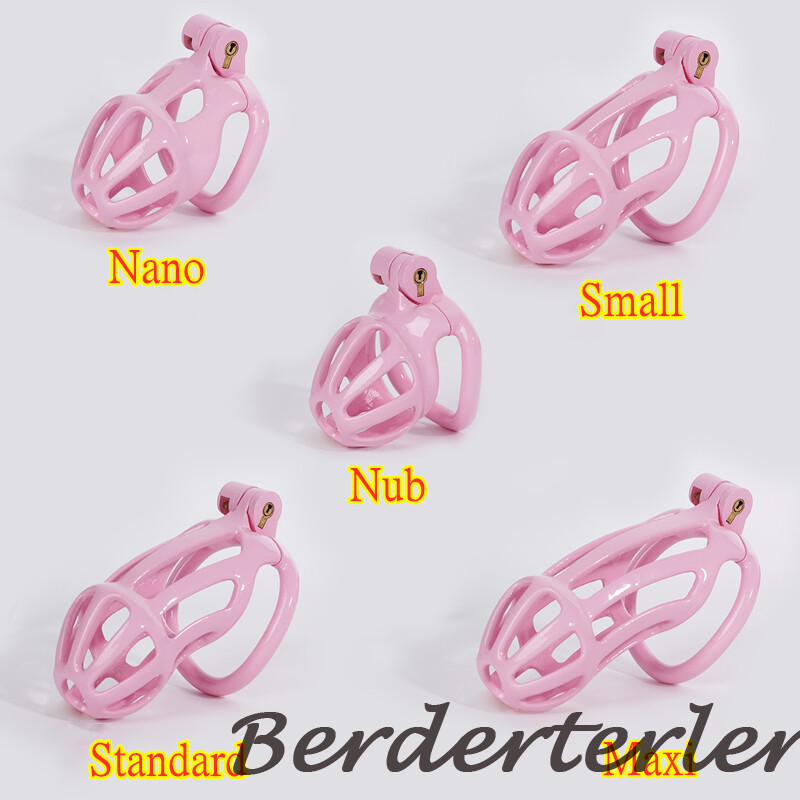 Male Chastity Device with 4 Rings Cobra Cage Chastity Lock Cage