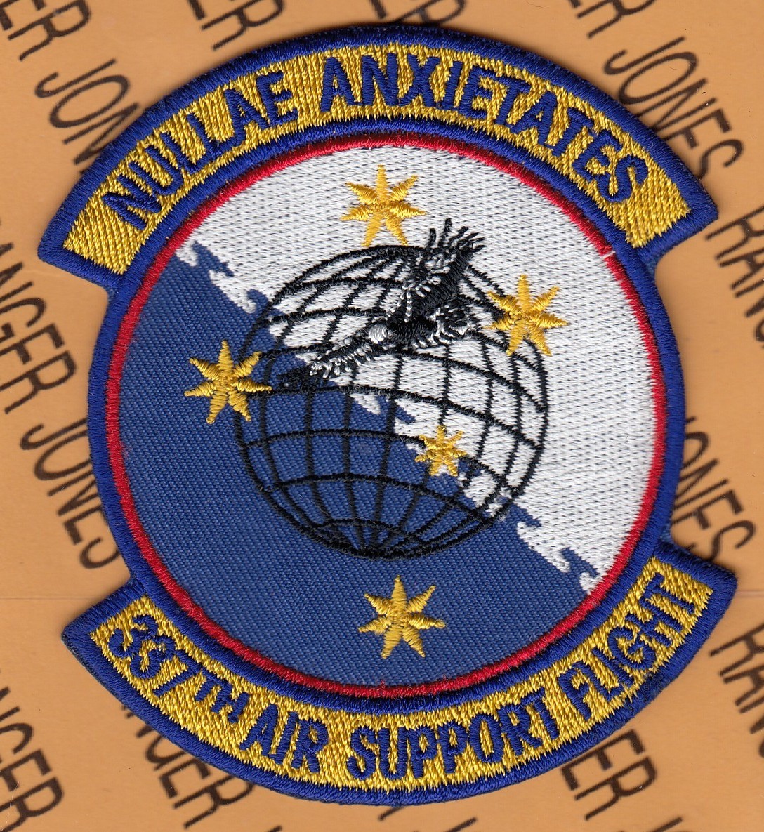 USAF Air Force 337th Air Support Flight ASF ~3.75" patch c/e