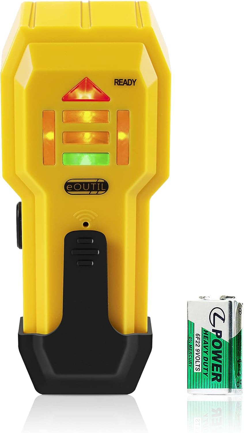 Stud Finder Wall Scanner Wood and Metal Detector Sensor for 3/4 Inch Thickness W