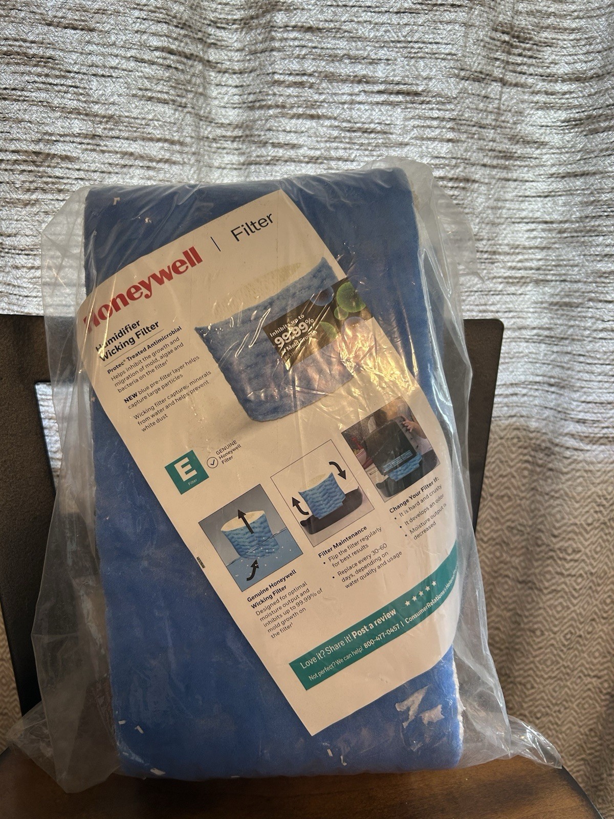 Genuine Honeywell HC14 Series Humidifier Wicking Filter E, 2-Pack Open Bag