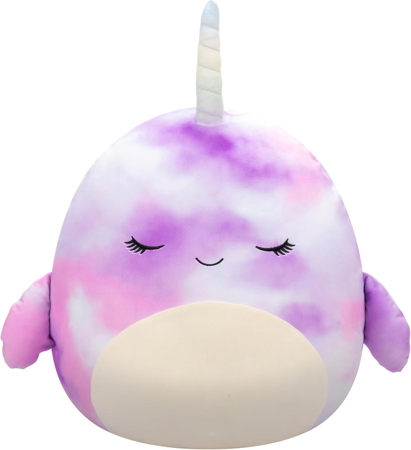 Squishmallows Original 20" Nabila Purple Tie-Dye Narwhal - Official Jazwares