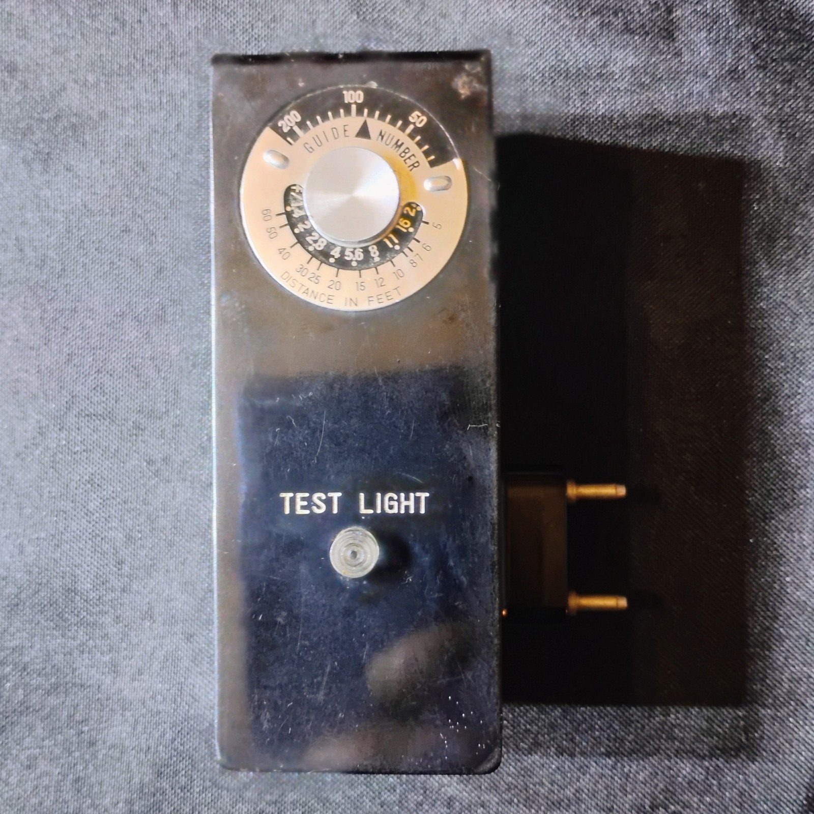 Vintage Argus Flash Gun Unit with Test Light & Exposure Dial - Untested