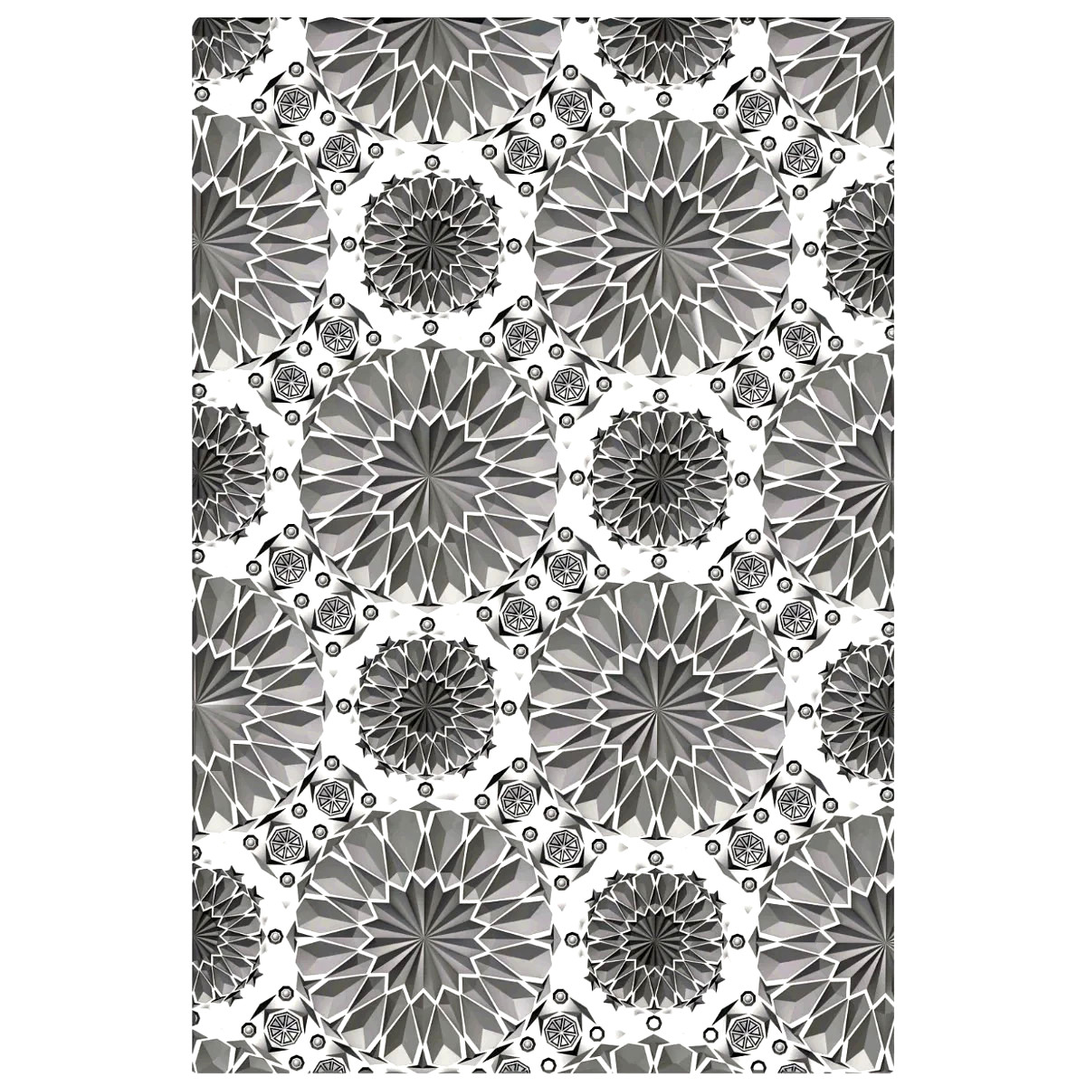NEW Tim Holtz MINI KALEIDOSCOPE 3D Texture Fades Mini Embossing Folder by Sizzix