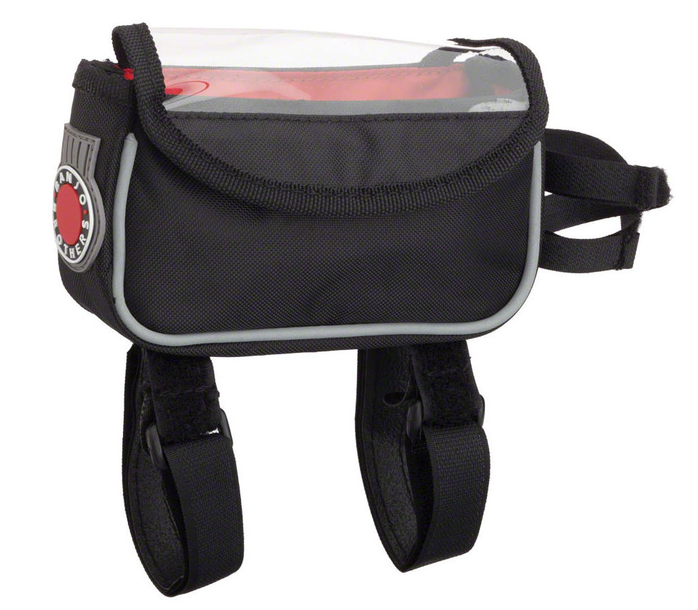 Banjo Brothers Top Tube/ Stem Bag 33 Cubic Inches - Black 01062
