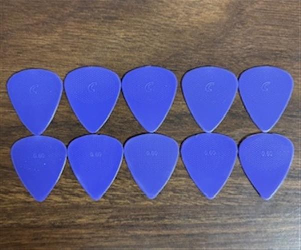Cool Music Cat Tongue Nylon Standard Picks, .60mm - Custom 10 Pack