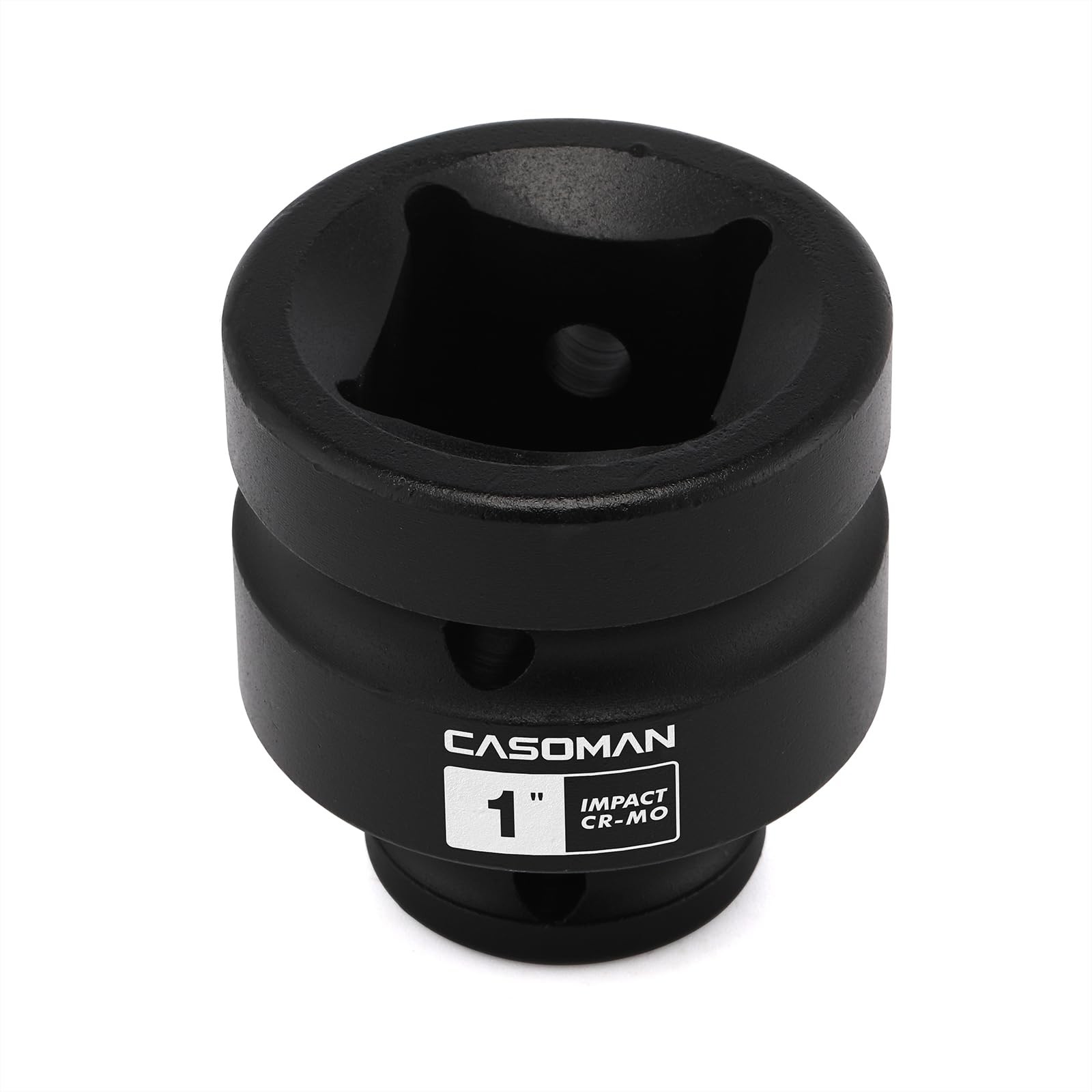 1/2-Inch Drive x 1-Inch Shallow Impact Socket, SAE, 4-Point Square Socket, 1/...