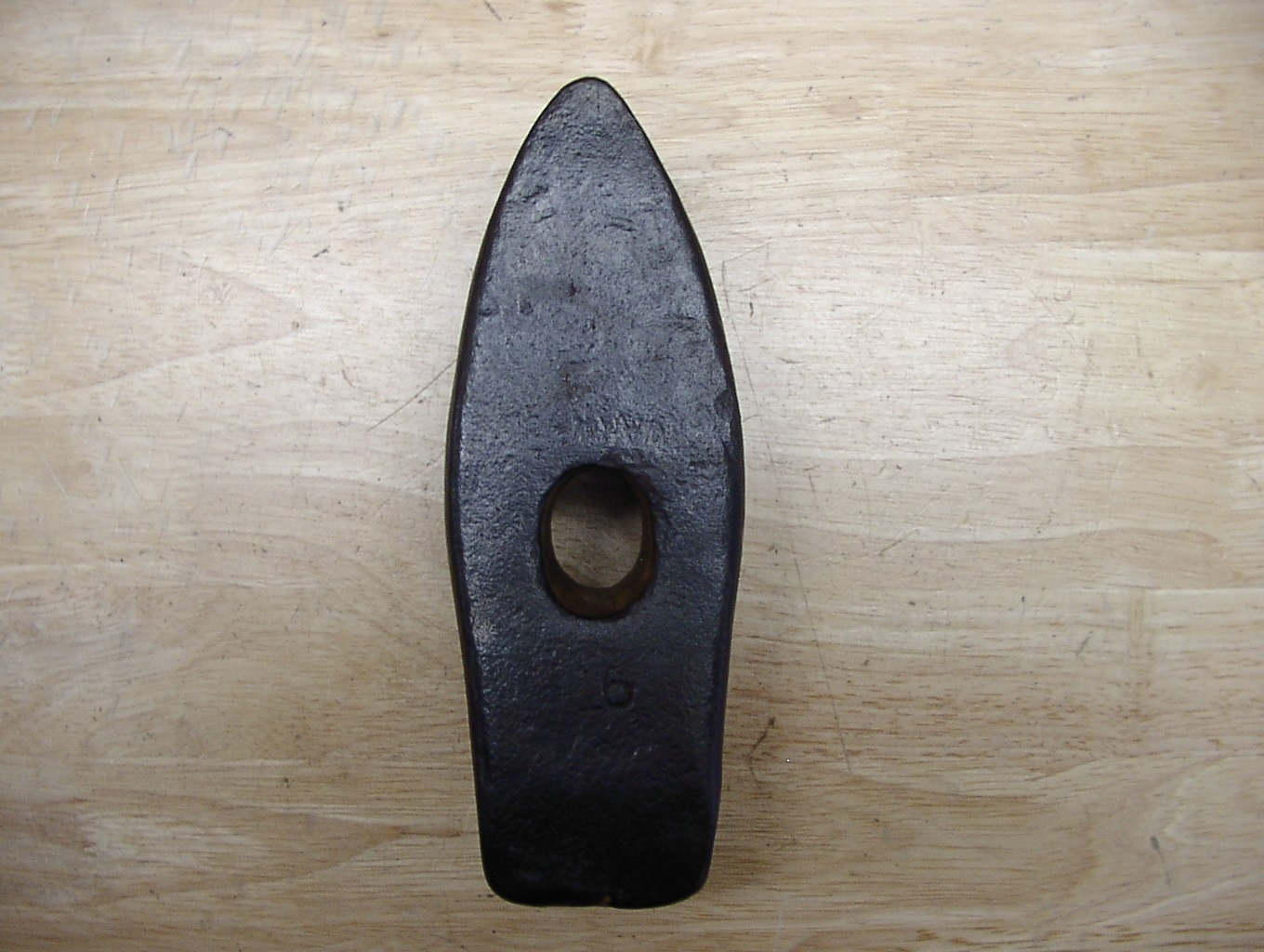 Vintage Warwood 16 lb. Straight Peen Sledge Hammer Head,8-3/16",VGC,L@@K & READ!