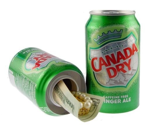 Ginger Ale Can Safe Hidden Diversion Stash Secret Storage Container - New