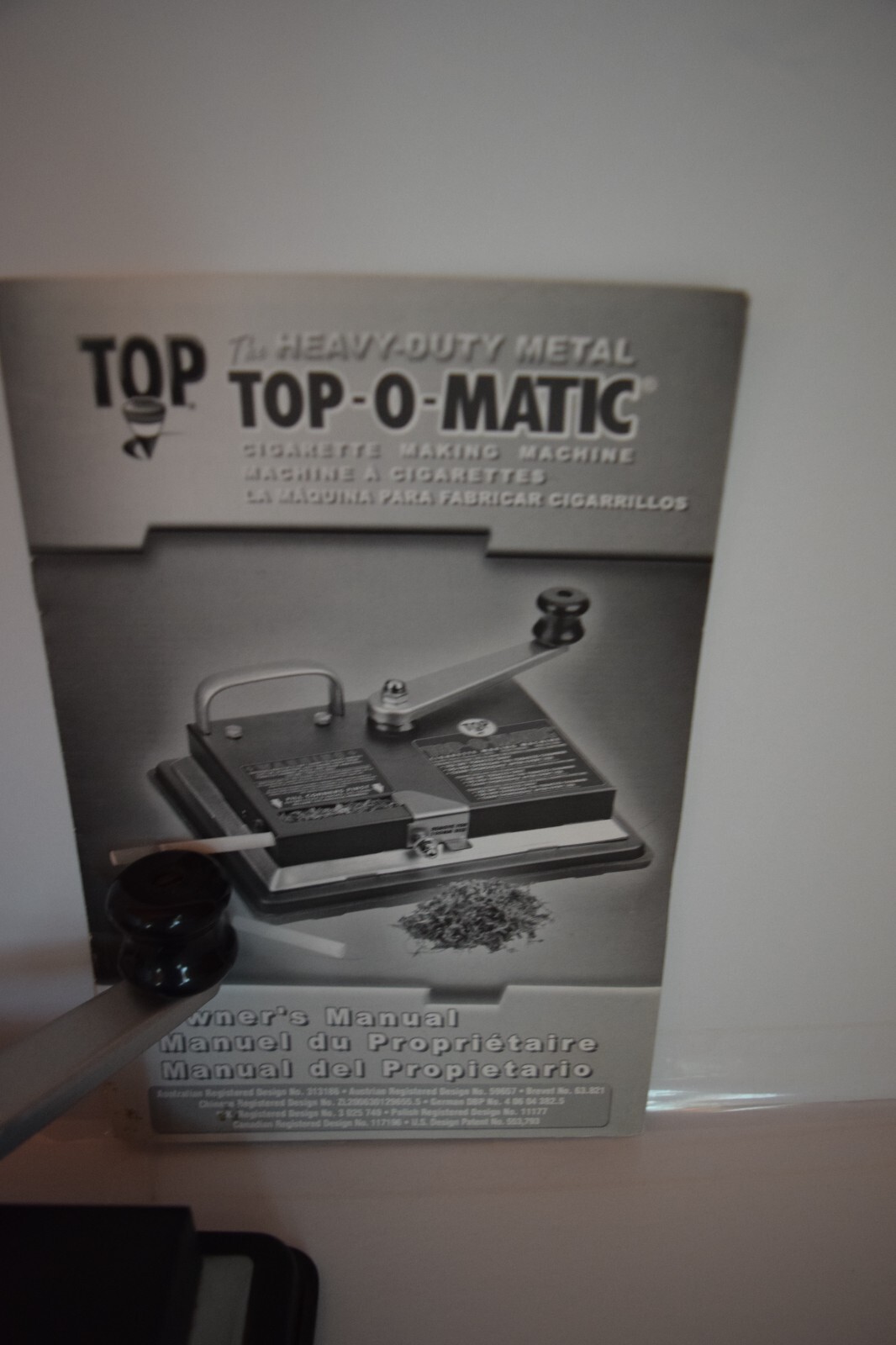 TOP~TOP-O-MATIC CIGARETTE ROLLING MACHINE