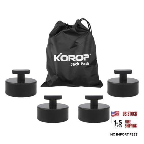 4pcs Lifting Jack Pads - Rubber - Compatible with Chevy Corvette C5 C6 C7 C8