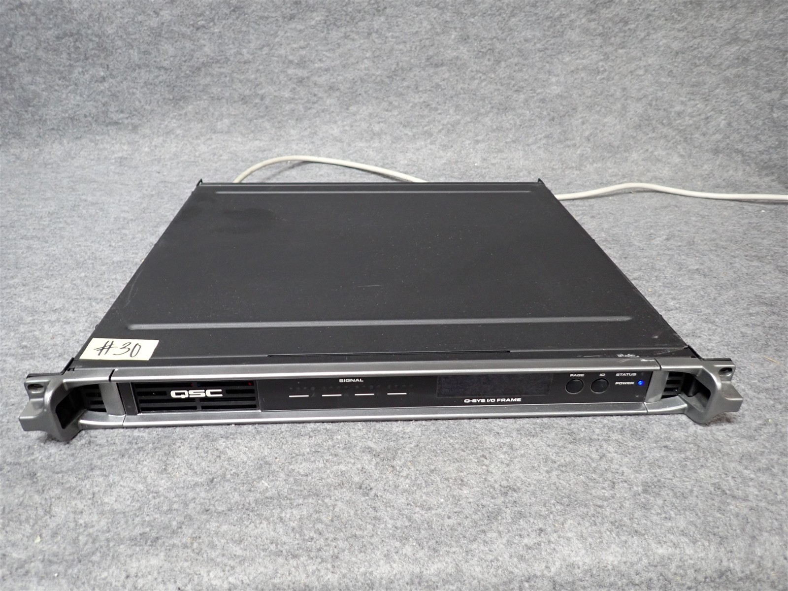 QSC Q-SYS I/O Card Frame Type 2 w/ Four CIML4-HP Mic/Line Input Cards #30 (HH2)