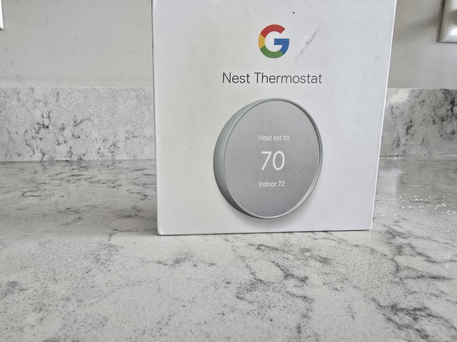 Google Nest Thermostat Fog Smart Programmable Wi-Fi GA02083-US Open Box