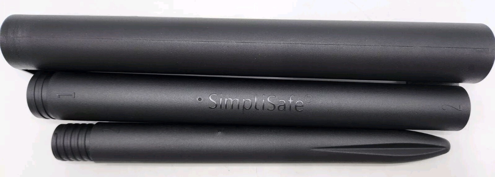 SimpliSafe Security Alarm Yard Sign Stake 3-Piece Kit, Makes 1 Stake