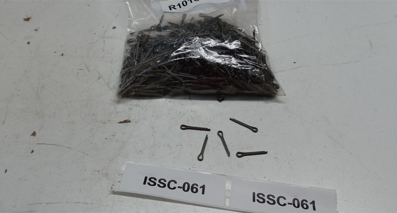 Industrial Grade Steel Cotter Pins 3/32" Dia x 1-1/4" Bag of 640 1.6lbs