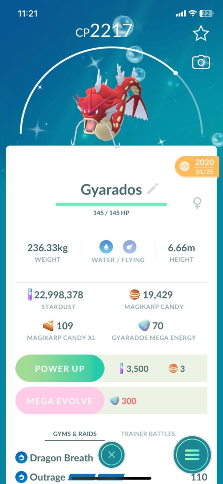 AMAZING!!! ✨ SHINY MAGIKARP or GYARADOS!!! ✨ - PKMN GO!!! - NOT REGISTERED!