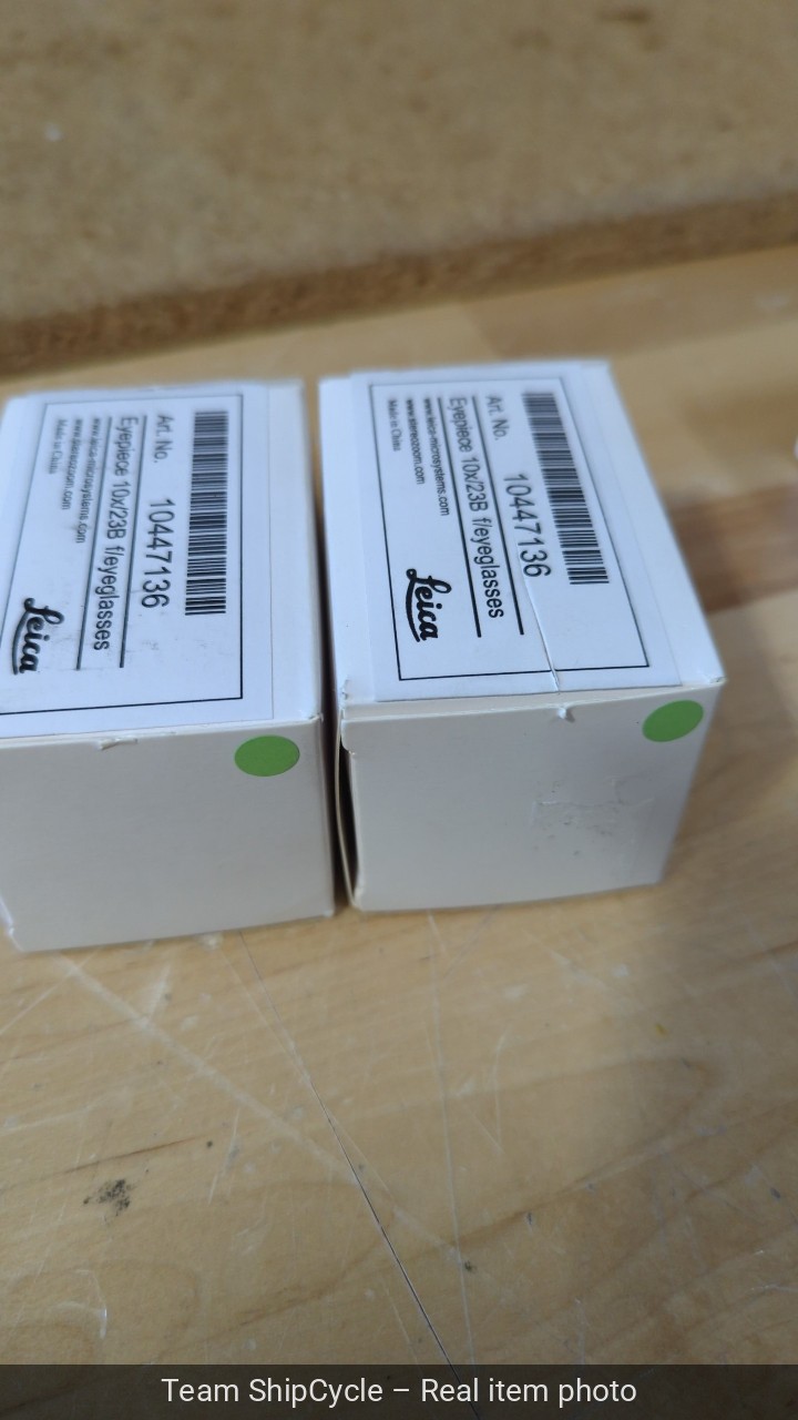 PAIR Leica Microscope Eyepiece 10x23B 10447136 INBOX G2U